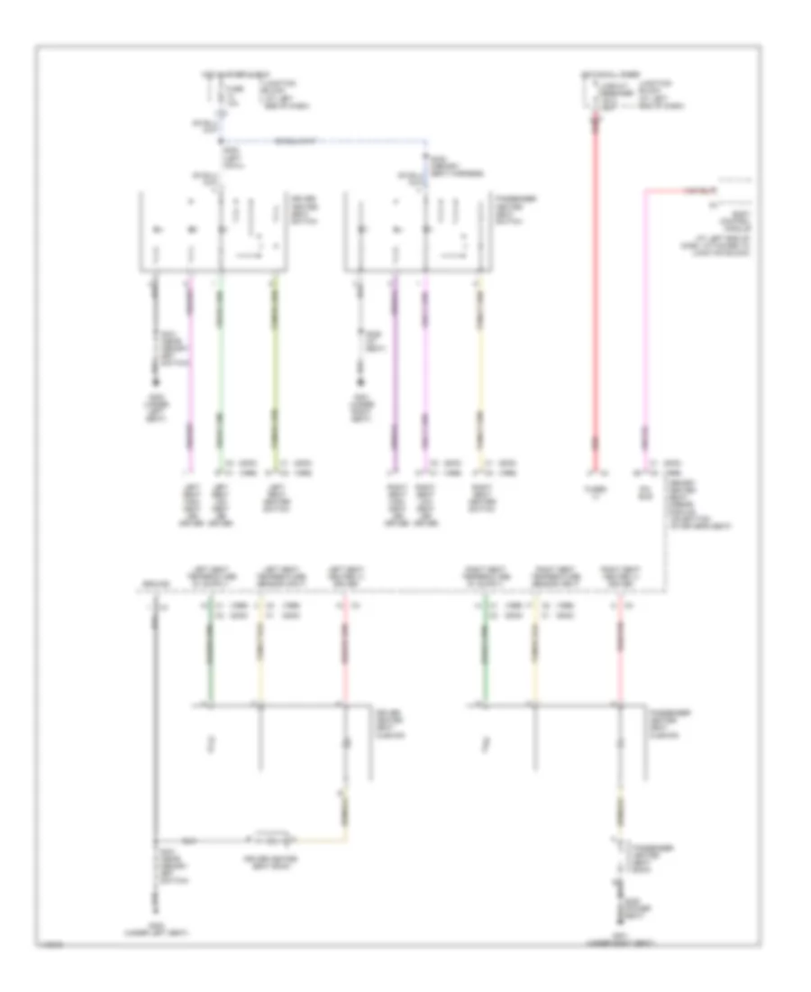 Heated Seats Wiring Diagram for Chrysler 300M 1999