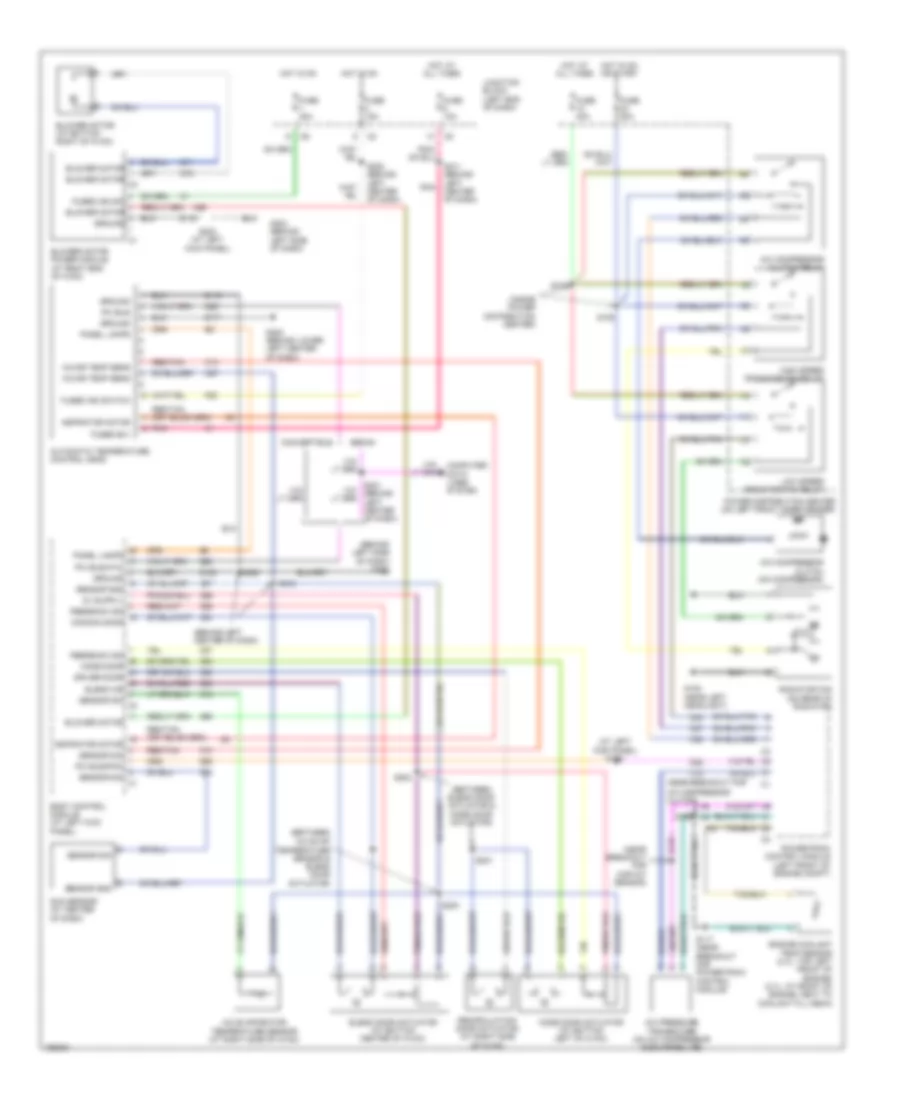 Automatic AC Wiring Diagram for Chrysler Sebring Touring 2005