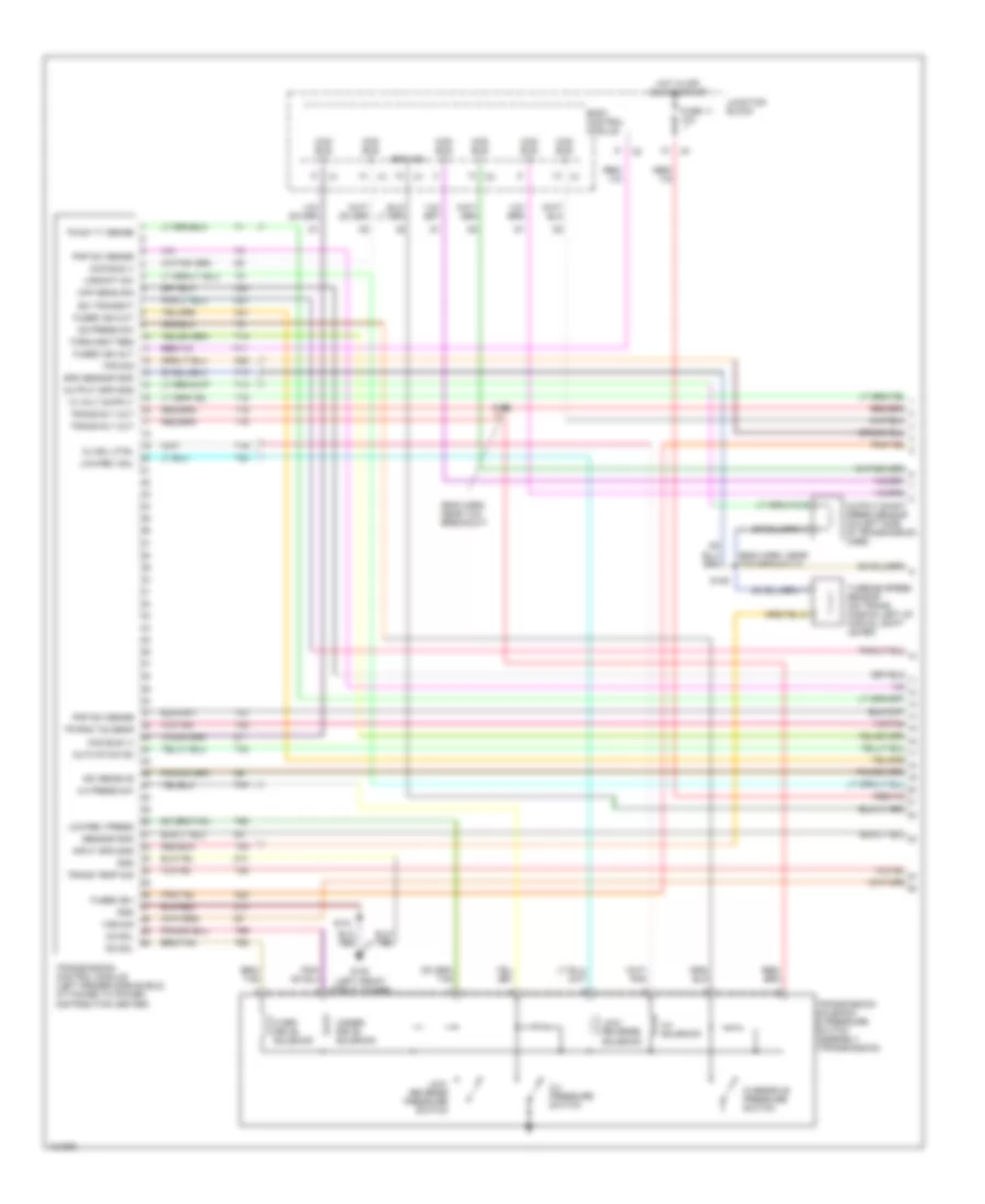A T Wiring Diagram 1 of 3 for Chrysler Cirrus LXi 1999