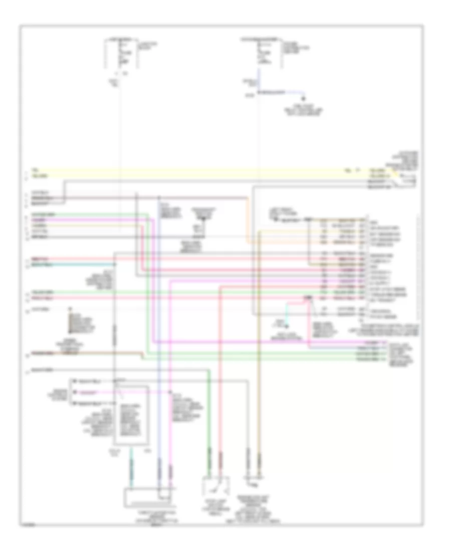 A T Wiring Diagram 3 of 3 for Chrysler Cirrus LXi 1999
