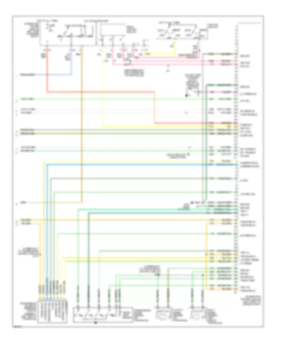 3.8L, Engine Performance Wiring Diagram (3 of 3) for Chrysler Town  Country LX 2007