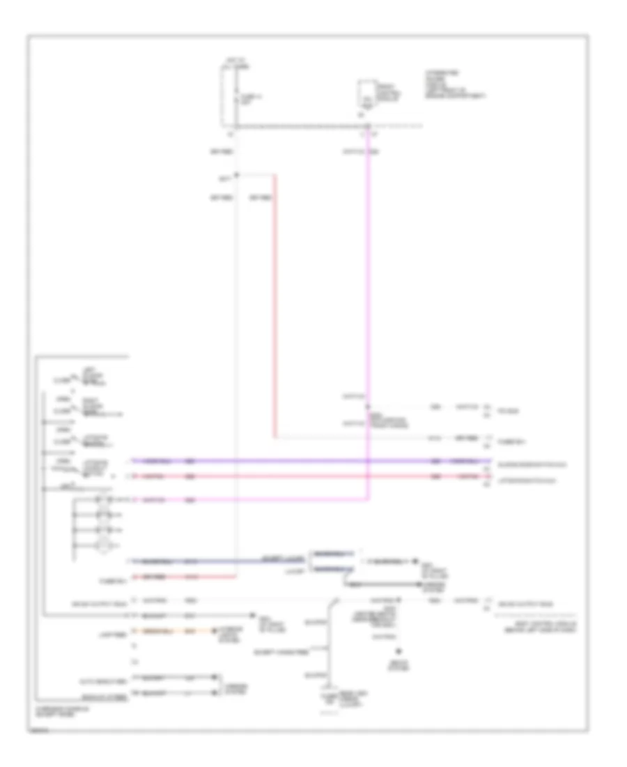 Overhead Console Wiring Diagram for Chrysler Town  Country LX 2007