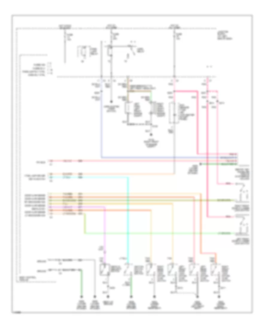 Anti-theft Wiring Diagram for Chrysler Concorde LX 1999