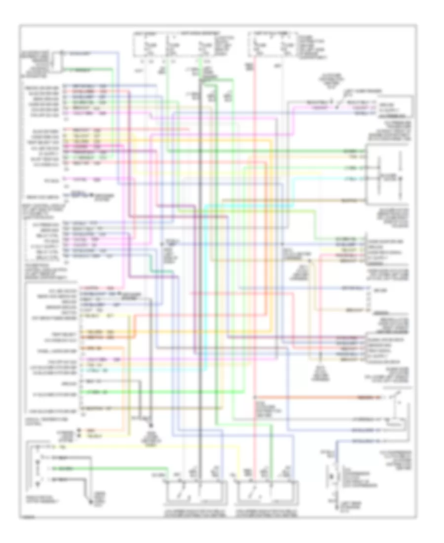 Manual AC Wiring Diagram for Chrysler Concorde LXi 1999