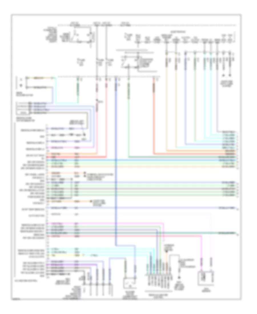 Manual AC Wiring Diagram, with 3 Zone (1 of 2) for Chrysler Town  Country Limited 2009