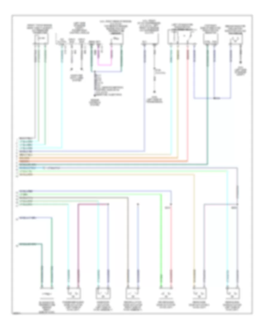 Manual AC Wiring Diagram, with 3 Zone (2 of 2) for Chrysler Town  Country Limited 2009