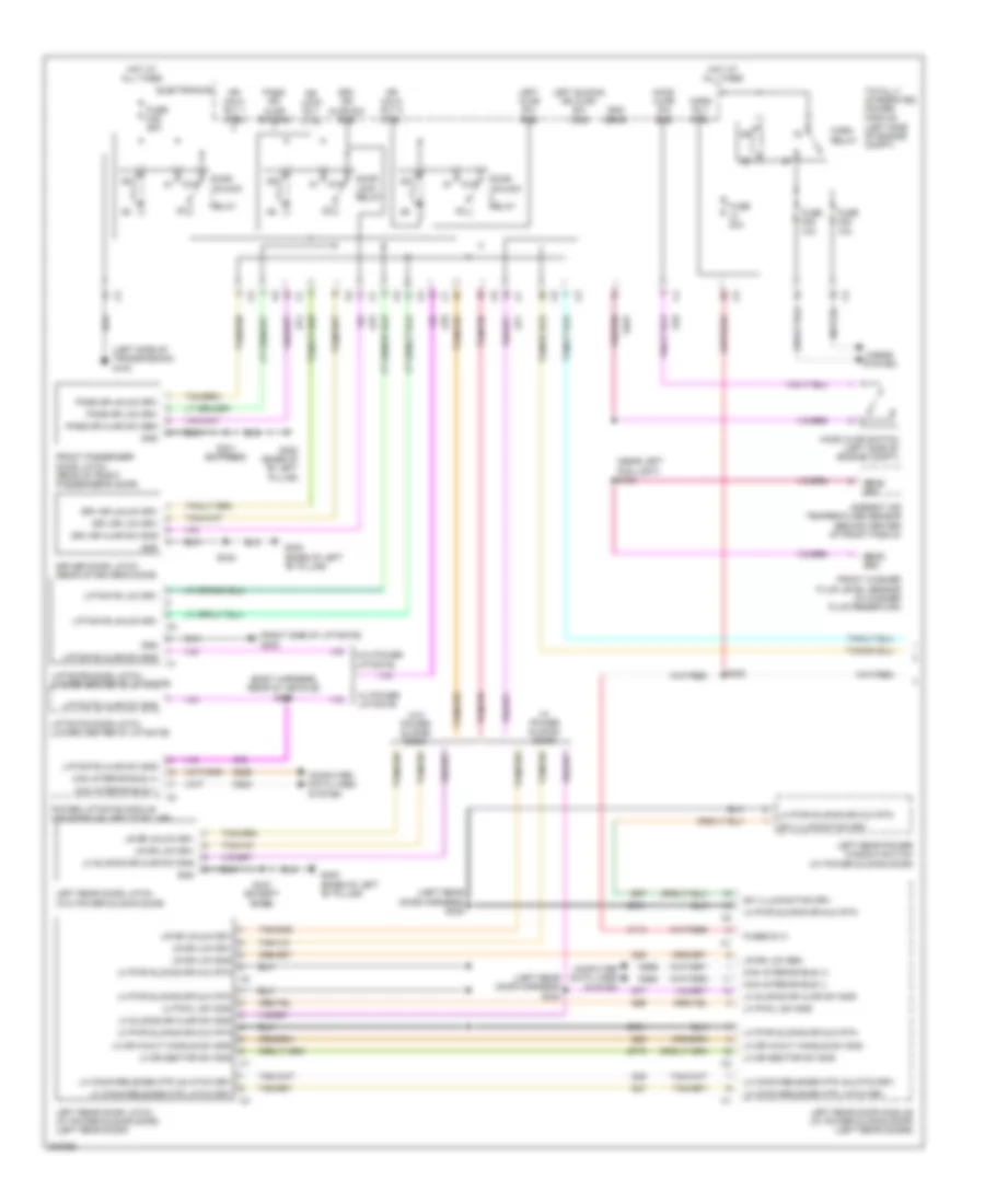 Anti theft Wiring Diagram 1 of 2 for Chrysler Town  Country Limited 2009