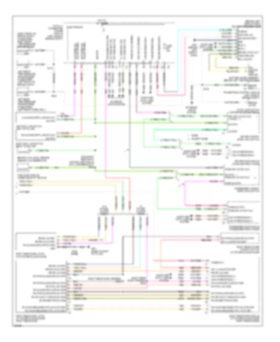 Anti theft Wiring Diagram 2 of 2 for Chrysler Town  Country Limited 2009
