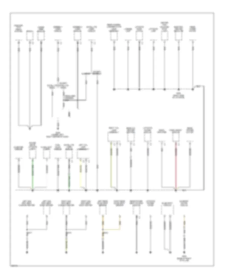 Ground Distribution Wiring Diagram (3 of 4) for Chrysler Town  Country Limited 2009