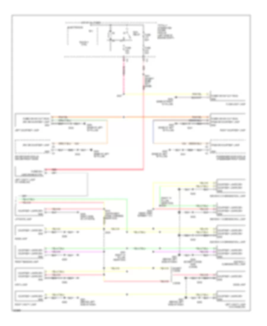 Courtesy Lamps Wiring Diagram 2 of 2 for Chrysler Town  Country Limited 2009