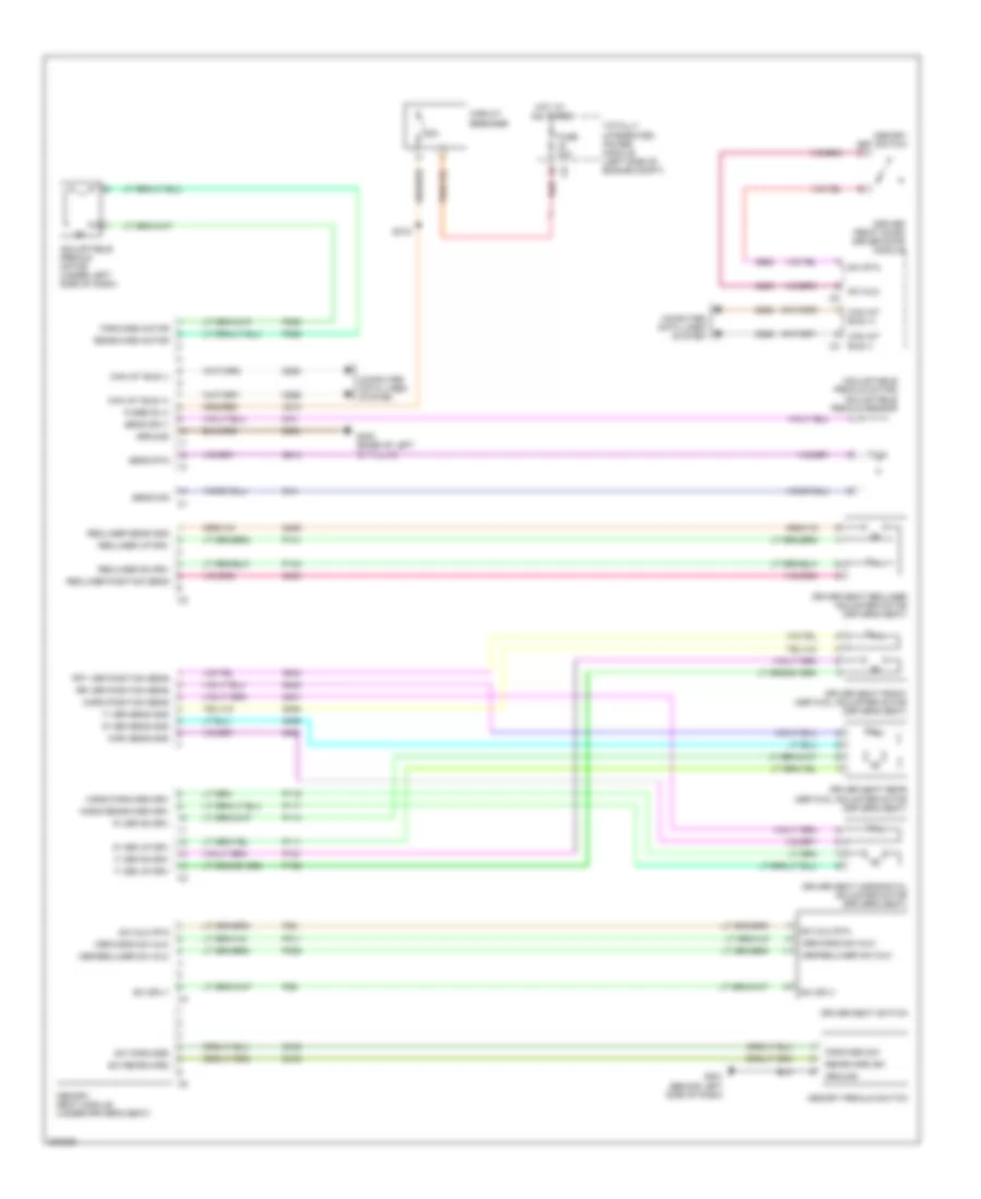 Memory Systems Wiring Diagram for Chrysler Town  Country Limited 2009