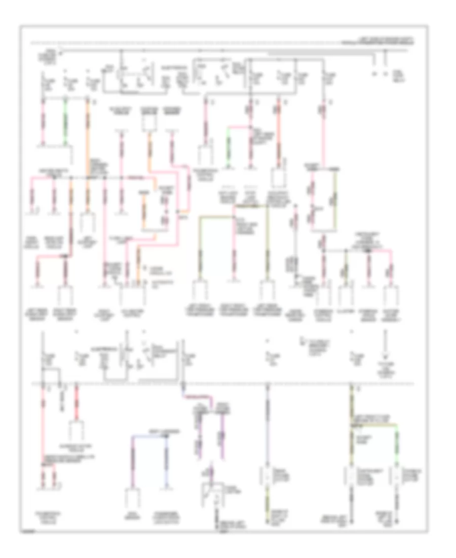 Power Distribution Wiring Diagram 3 of 4 for Chrysler Town  Country Limited 2009