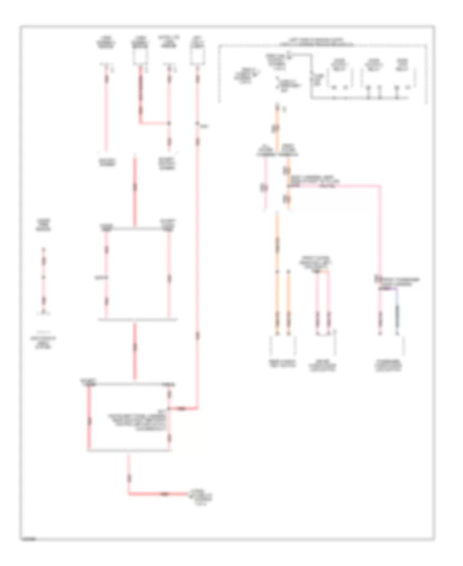 Power Distribution Wiring Diagram (4 of 4) for Chrysler Town  Country Limited 2009