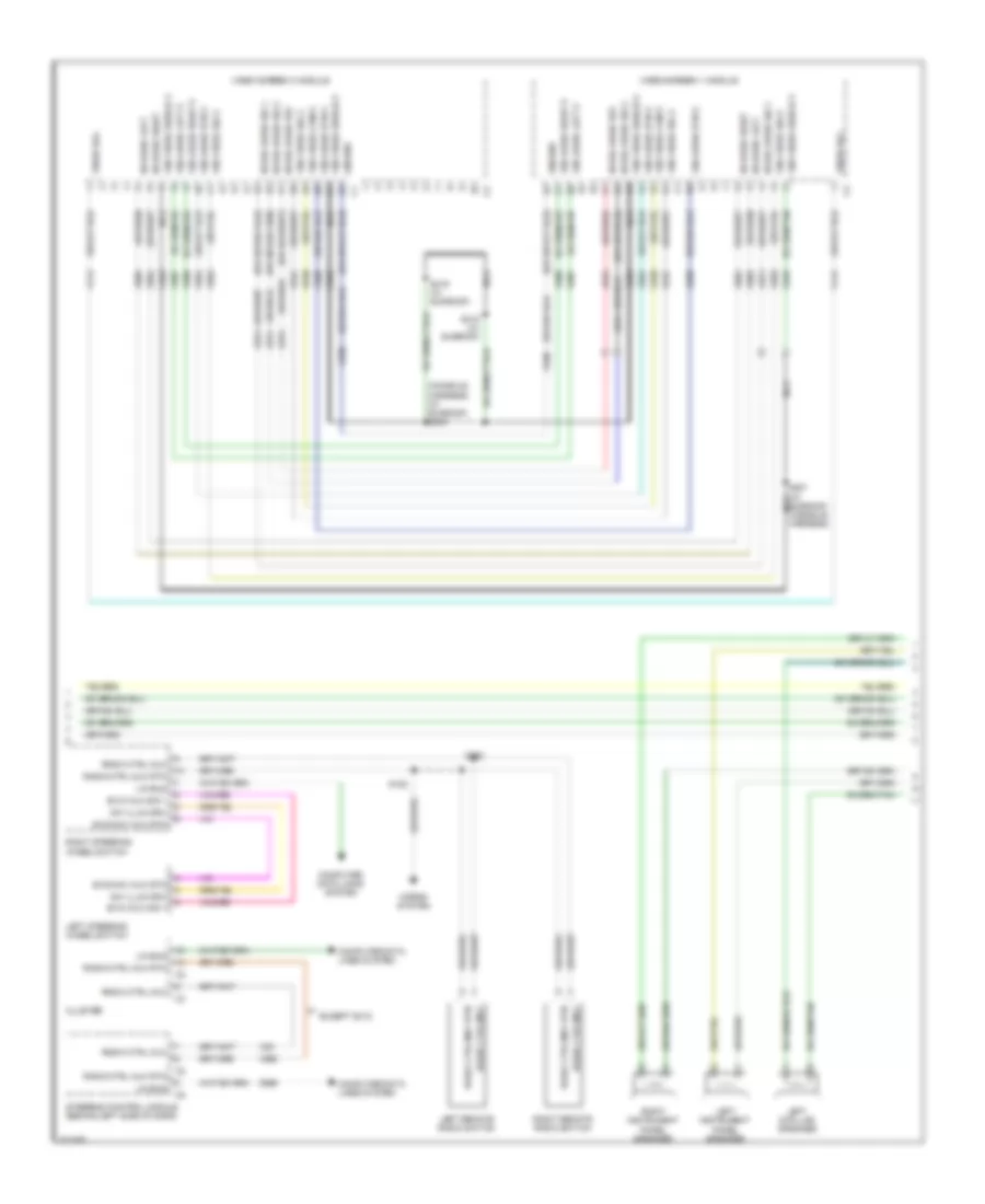 Radio Wiring Diagram, Premium with Dual DVD (3 of 4) for Chrysler Town  Country Limited 2009