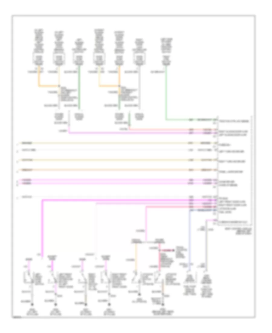 Instrument Cluster Wiring Diagram 2 of 2 for Chrysler Town  Country Touring 2007