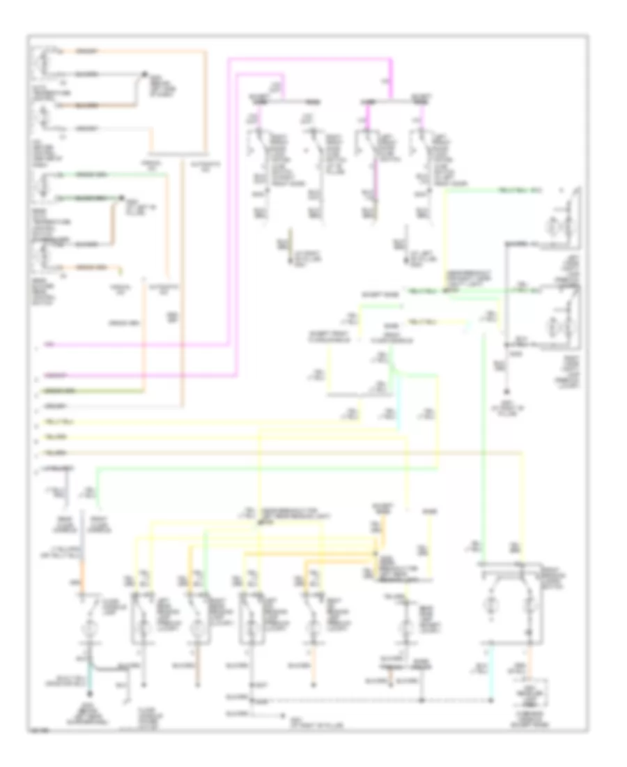 Interior Lights Wiring Diagram (2 of 2) for Chrysler Town  Country Touring 2007