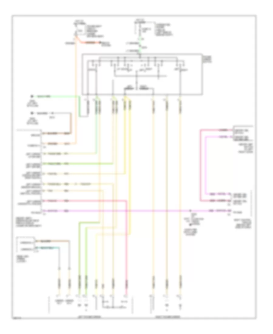 Memory Mirrors Wiring Diagram for Chrysler Town  Country Touring 2007