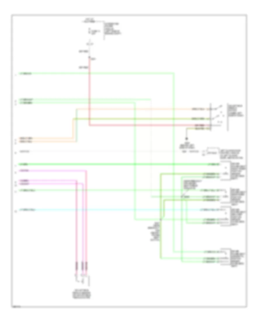 Memory Seat Wiring Diagram 2 of 2 for Chrysler Town  Country Touring 2007