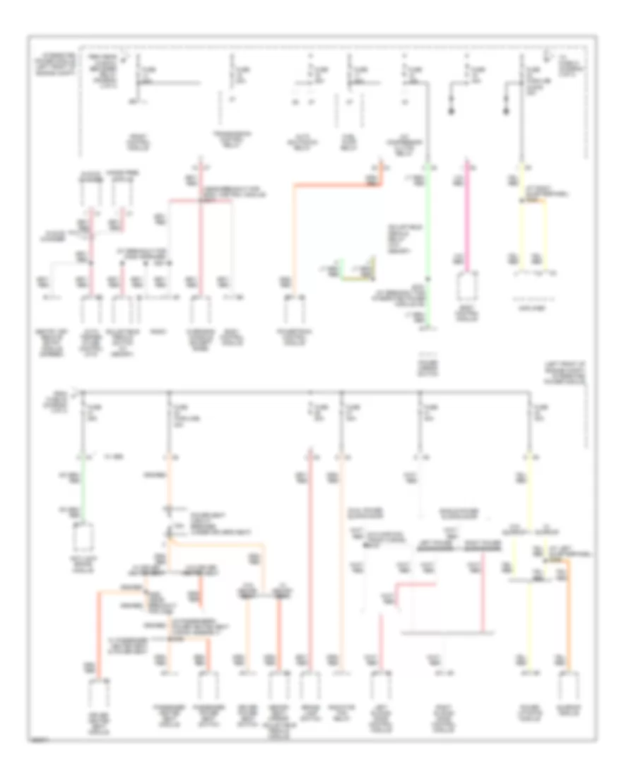 Power Distribution Wiring Diagram (3 of 3) for Chrysler Town  Country Touring 2007