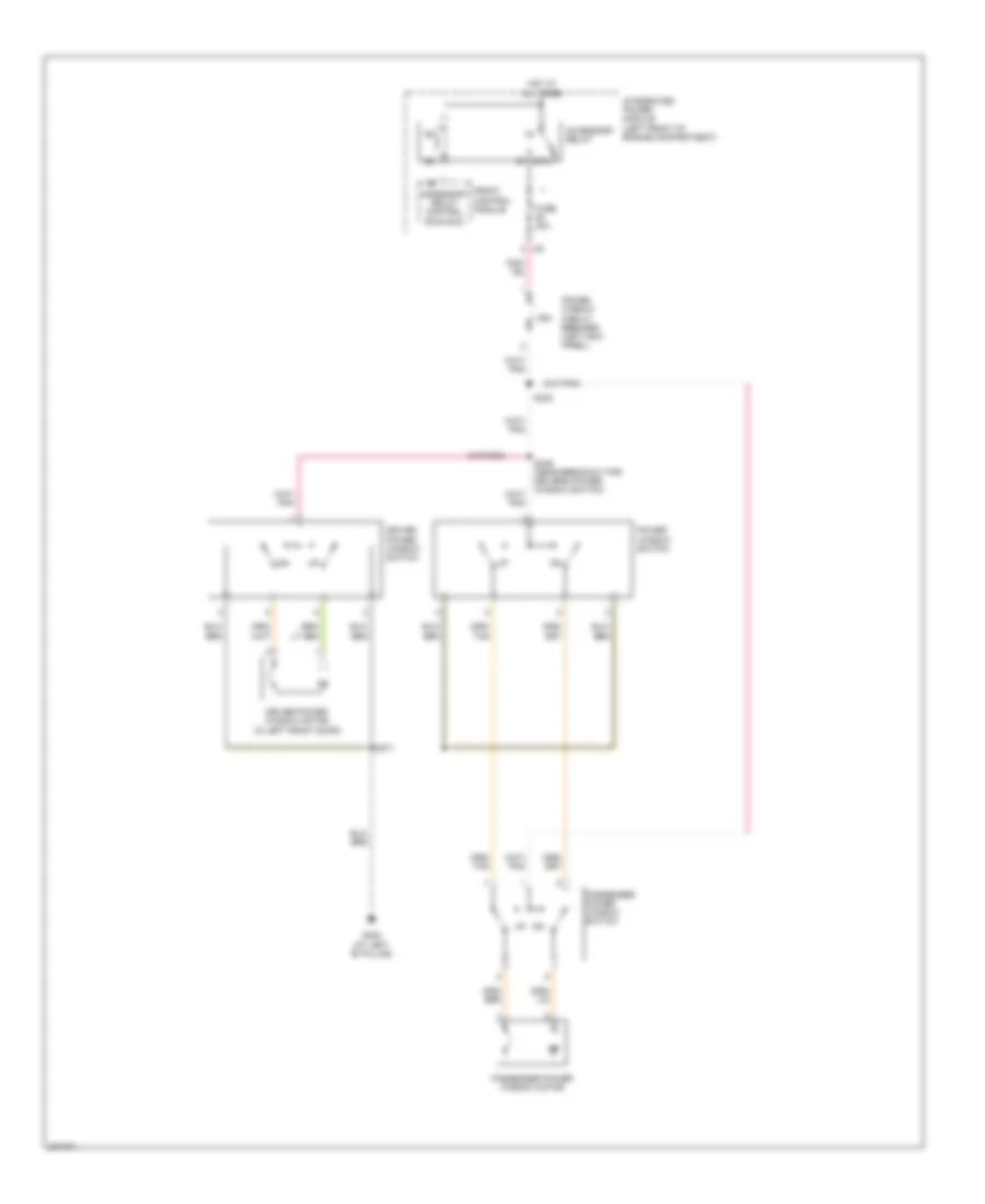 Power Windows Wiring Diagram Base for Chrysler Town  Country Touring 2007