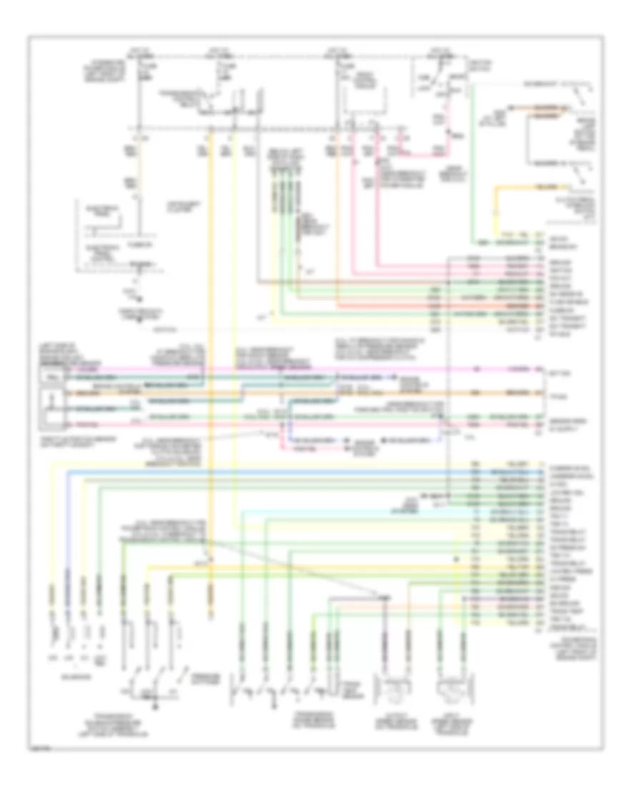 A T Wiring Diagram for Chrysler Town  Country Touring 2007