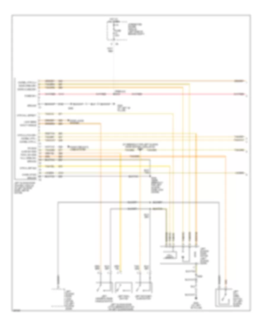 Power Sliding Door Wiring Diagram 1 of 3 for Chrysler Town  Country Touring 2007