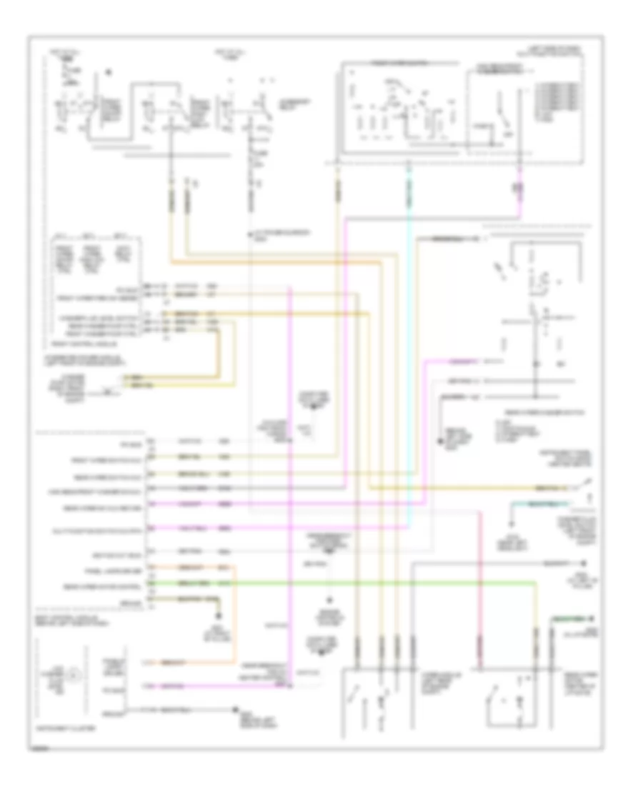 Wiper Washer Wiring Diagram Auto A C for Chrysler Town  Country Touring 2007