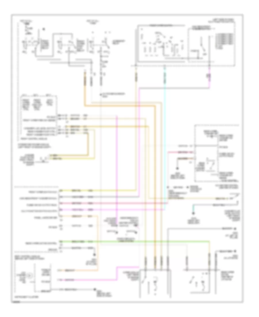 Wiper Washer Wiring Diagram Manual A C for Chrysler Town  Country Touring 2007