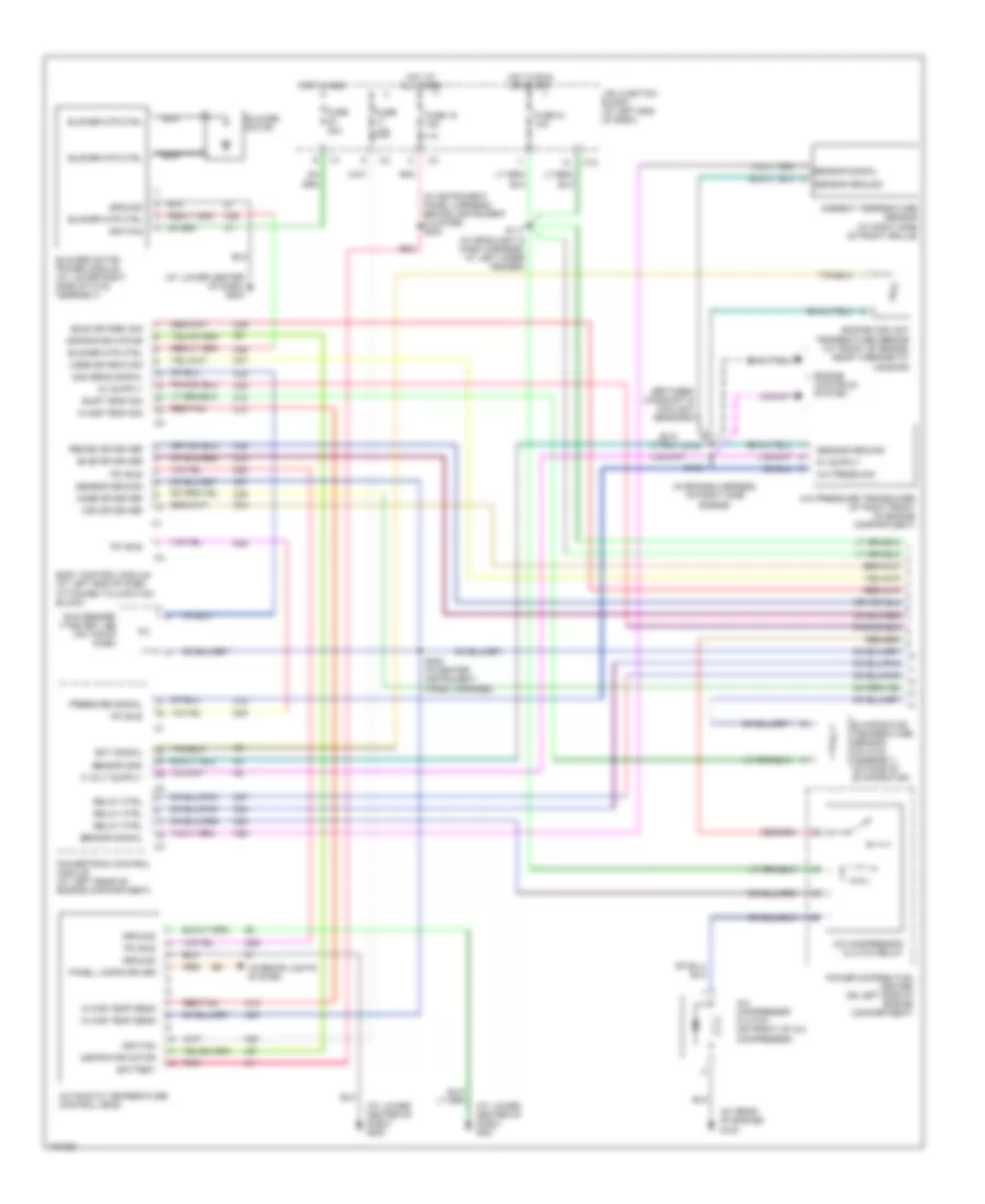 Automatic AC Wiring Diagram (1 of 2) for Chrysler 300M 2004