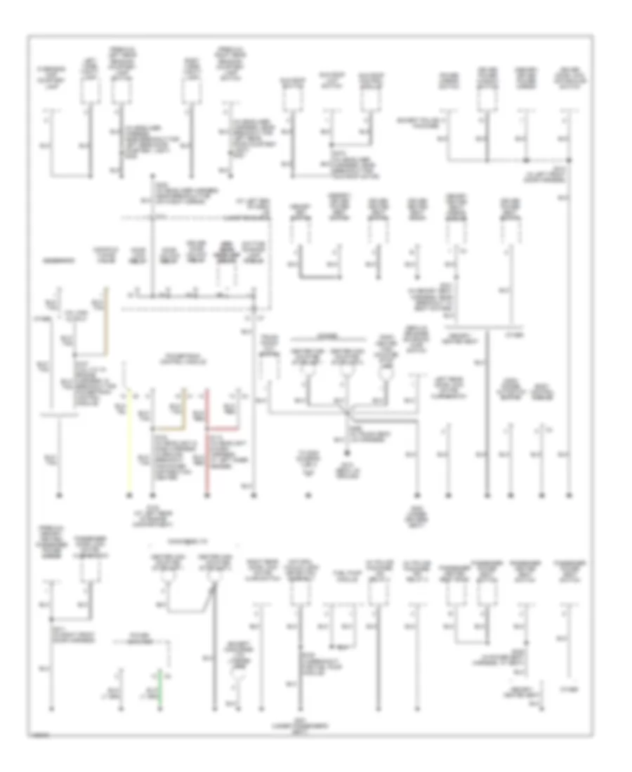 Ground Distribution Wiring Diagram (2 of 3) for Chrysler 300M 2004