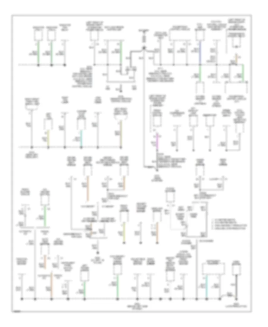 Ground Distribution Wiring Diagram 1 of 3 for Chrysler Town  Country 2005