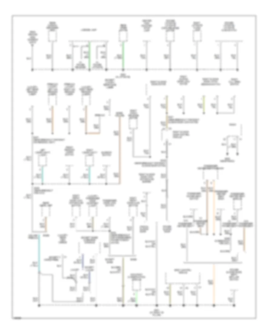 Ground Distribution Wiring Diagram (3 of 3) for Chrysler Town  Country 2005