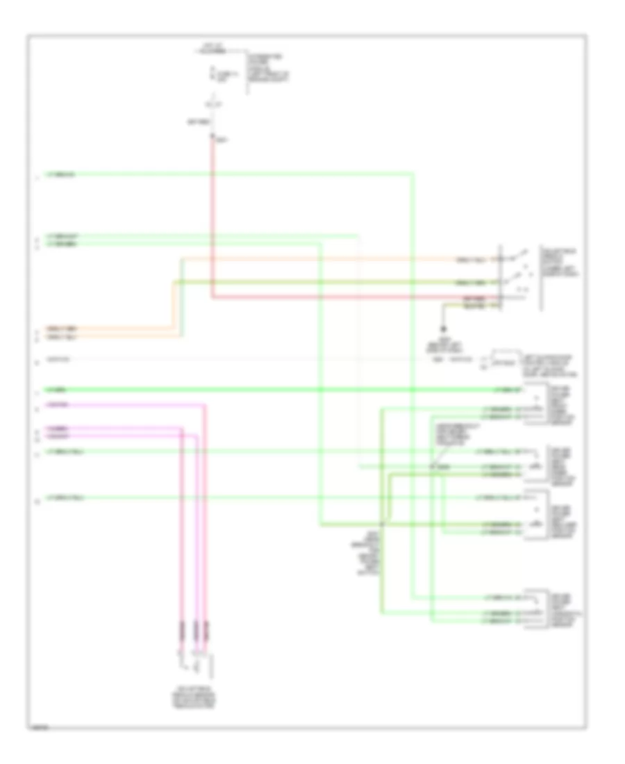 Memory Seat Wiring Diagram 2 of 2 for Chrysler Town  Country 2005