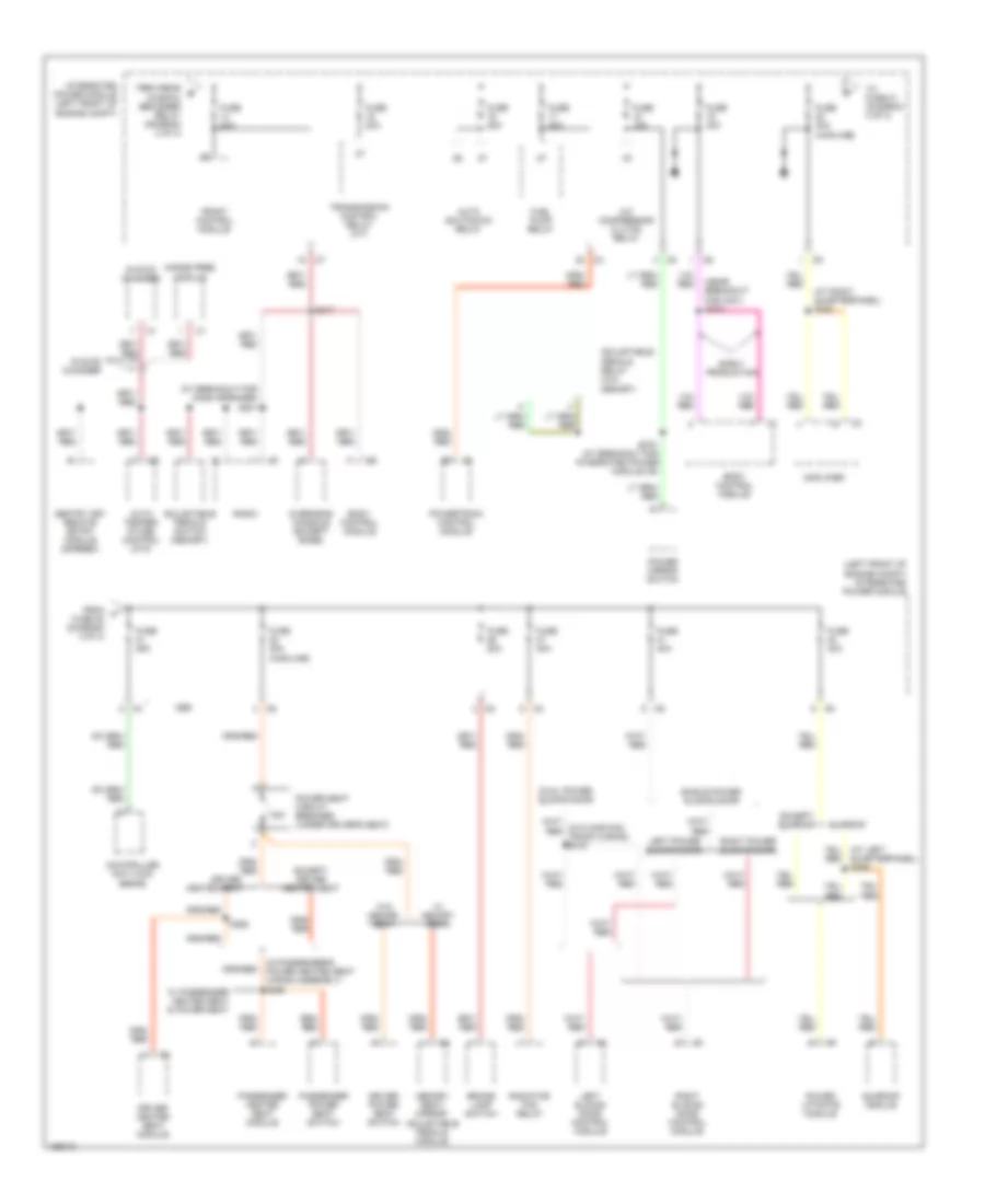 Power Distribution Wiring Diagram 3 of 3 for Chrysler Town  Country 2005