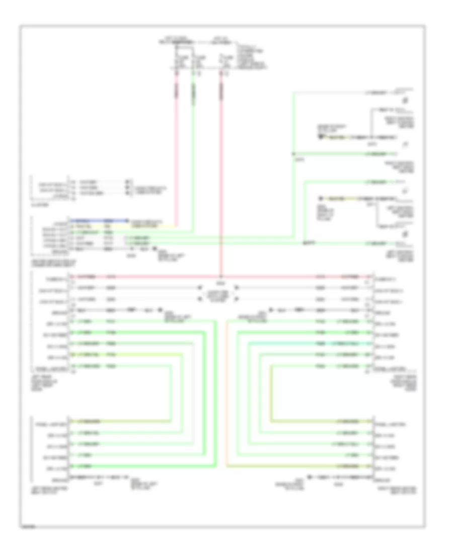 Rear Heated Seats Wiring Diagram for Chrysler Town  Country LX 2009