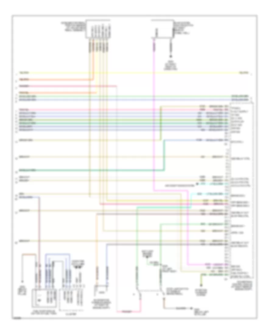 2.7L, Engine Performance Wiring Diagram (4 of 5) for Chrysler 300 C 2008