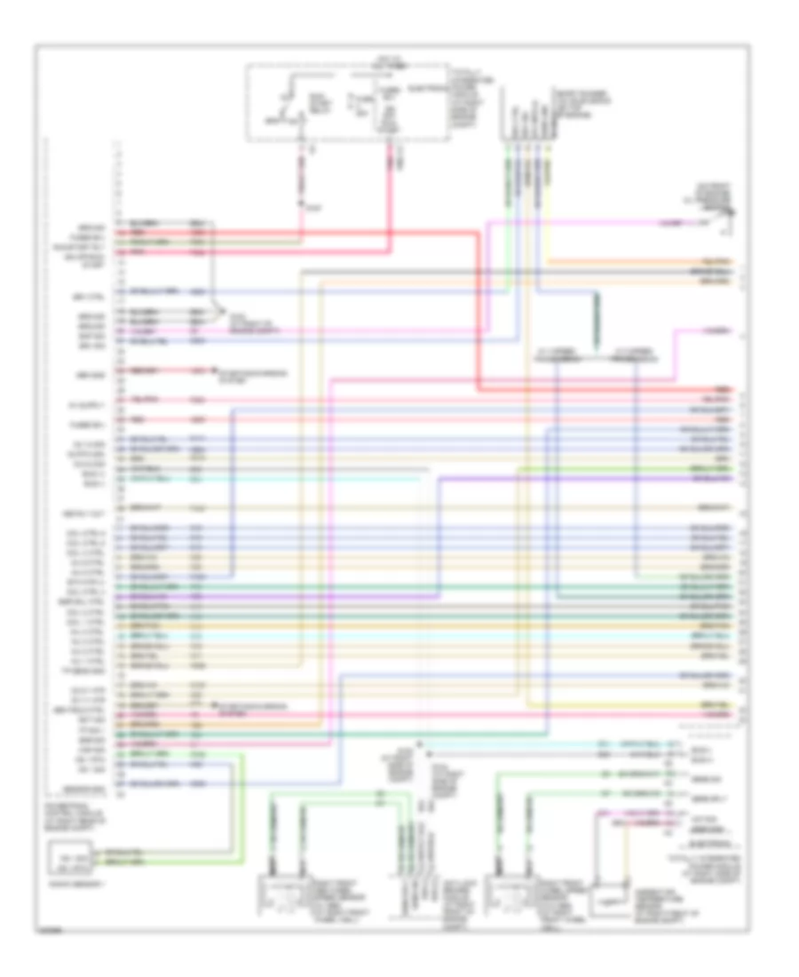 3.5L, Engine Performance Wiring Diagram (1 of 5) for Chrysler 300 C 2008