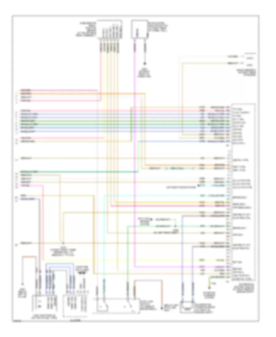 5.7L, Engine Performance Wiring Diagram (4 of 4) for Chrysler 300 C 2008