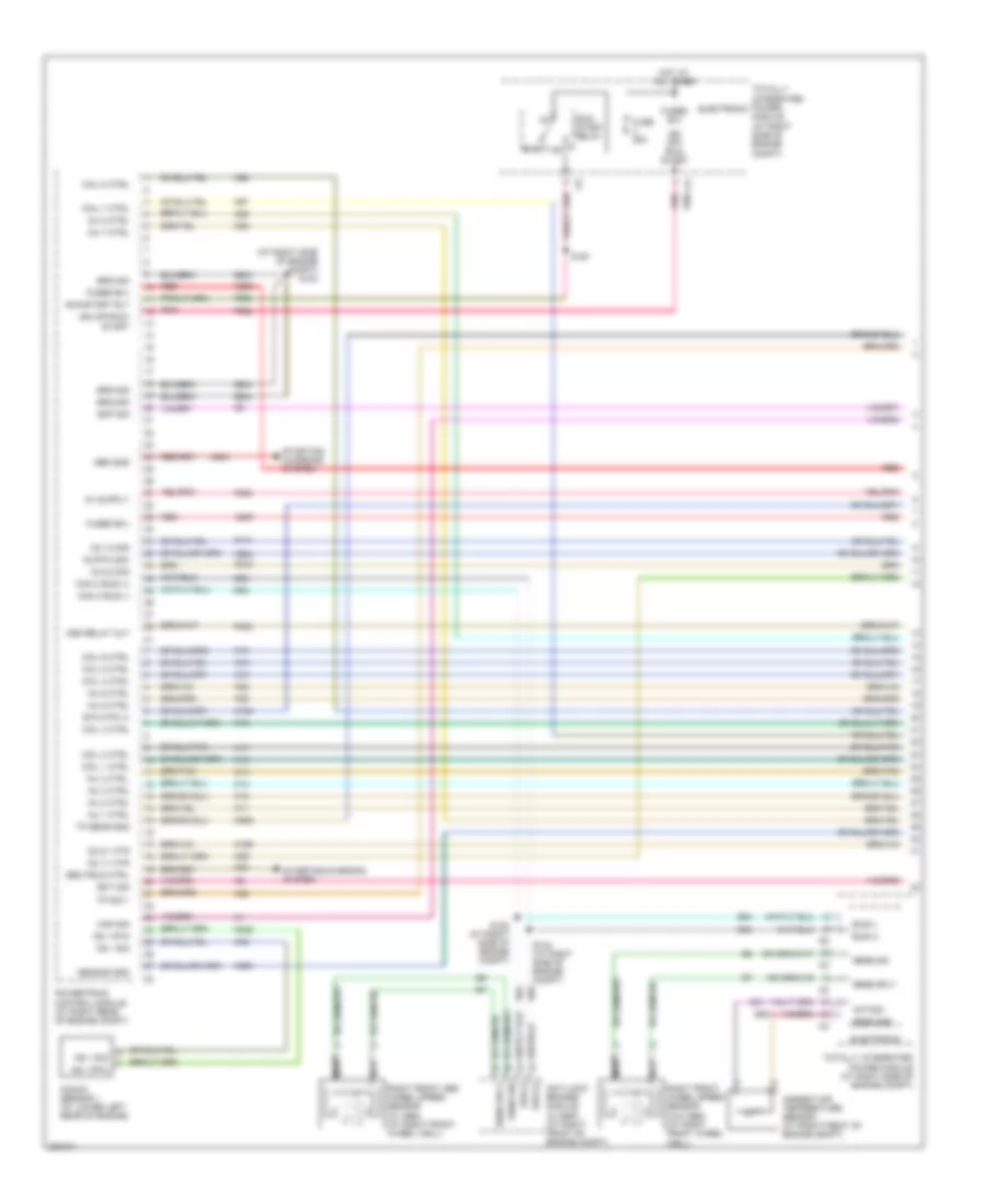 6.1L, Engine Performance Wiring Diagram (1 of 4) for Chrysler 300 C 2008
