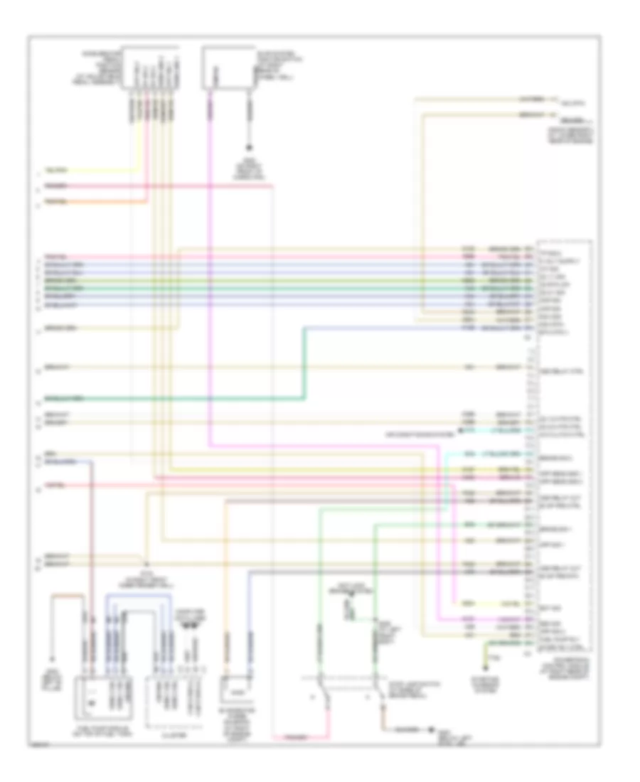 6.1L, Engine Performance Wiring Diagram (4 of 4) for Chrysler 300 C 2008