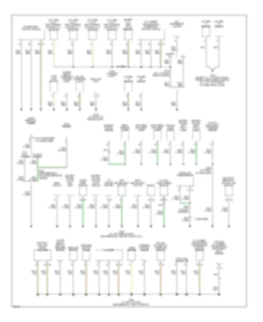 Ground Distribution Wiring Diagram 2 of 4 for Chrysler 300 C 2008