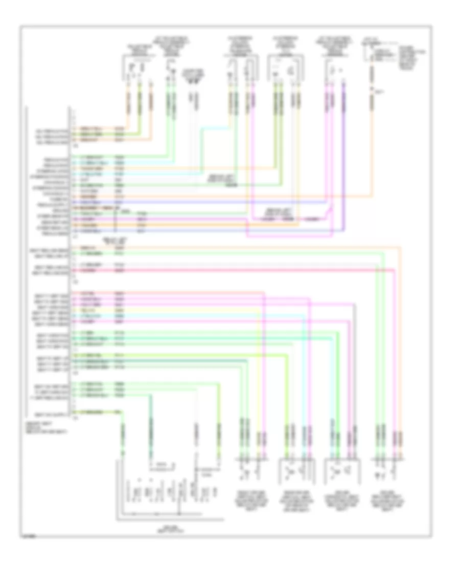 Memory Systems Wiring Diagram 2 of 2 for Chrysler 300 C 2008