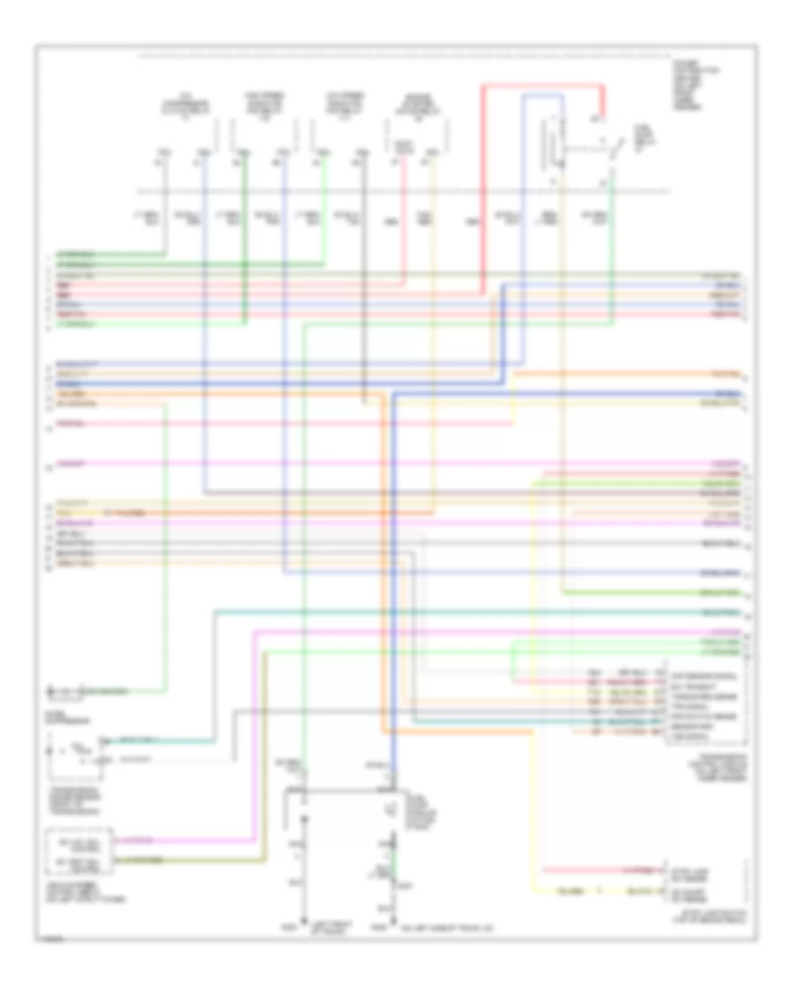 2.4L, Engine Performance Wiring Diagrams (3 of 4) for Chrysler Sebring Limited 1999
