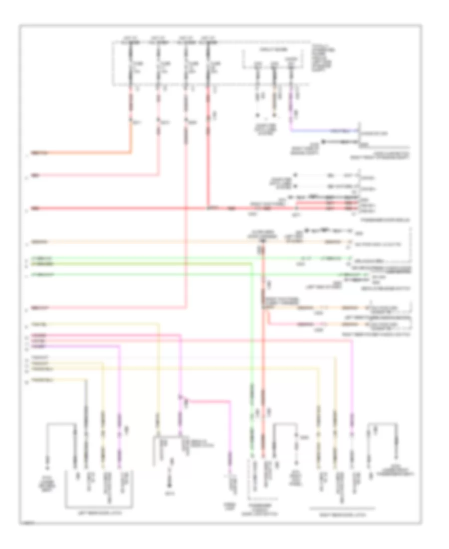 Anti-theft Wiring Diagram, Sedan (2 of 2) for Chrysler 200 Touring 2013