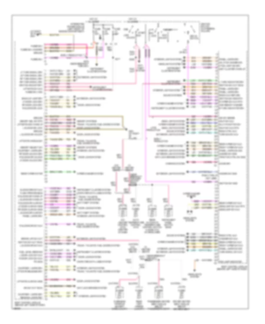 Body Computer Module Wiring Diagram for Chrysler Town  Country Limited 2005