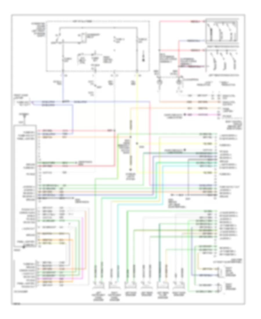Radio Wiring Diagram Highline without Hands Free for Chrysler Town  Country Limited 2005