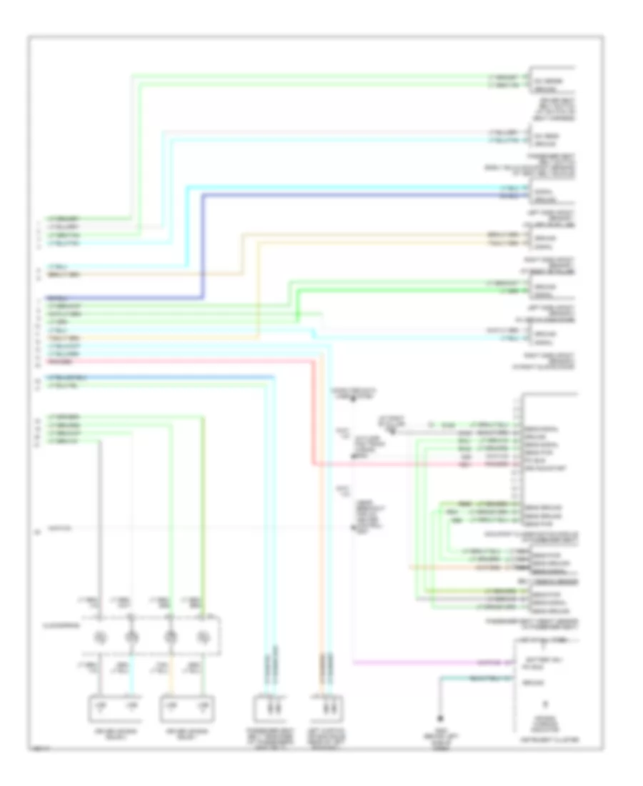 Supplemental Restraints Wiring Diagram 2 of 2 for Chrysler Town  Country Limited 2005