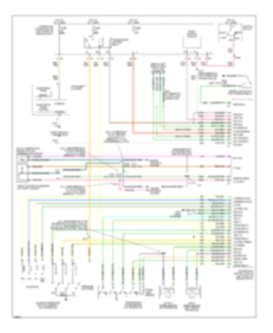 A T Wiring Diagram for Chrysler Town  Country Limited 2005