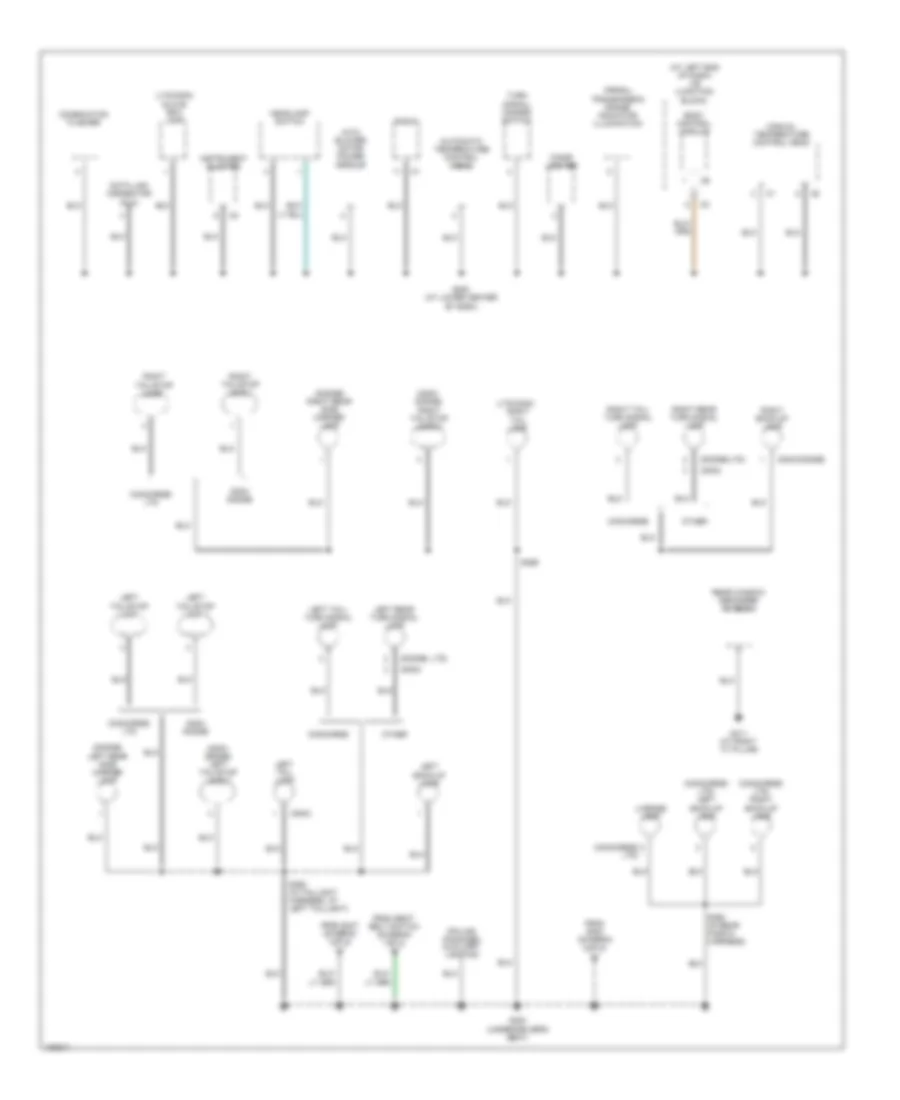 Ground Distribution Wiring Diagram (3 of 3) for Chrysler Concorde Limited 2004