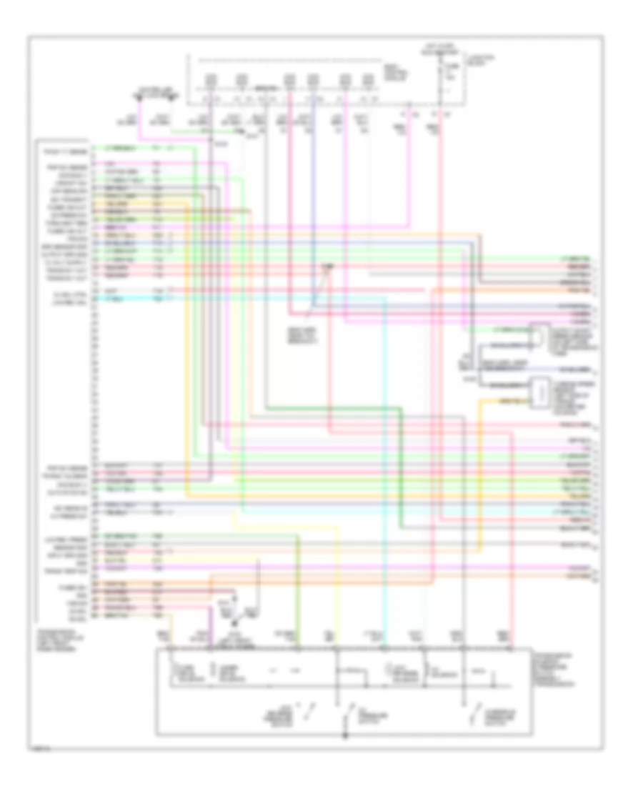 A T Wiring Diagram 1 of 3 for Chrysler Sebring LXi 1999